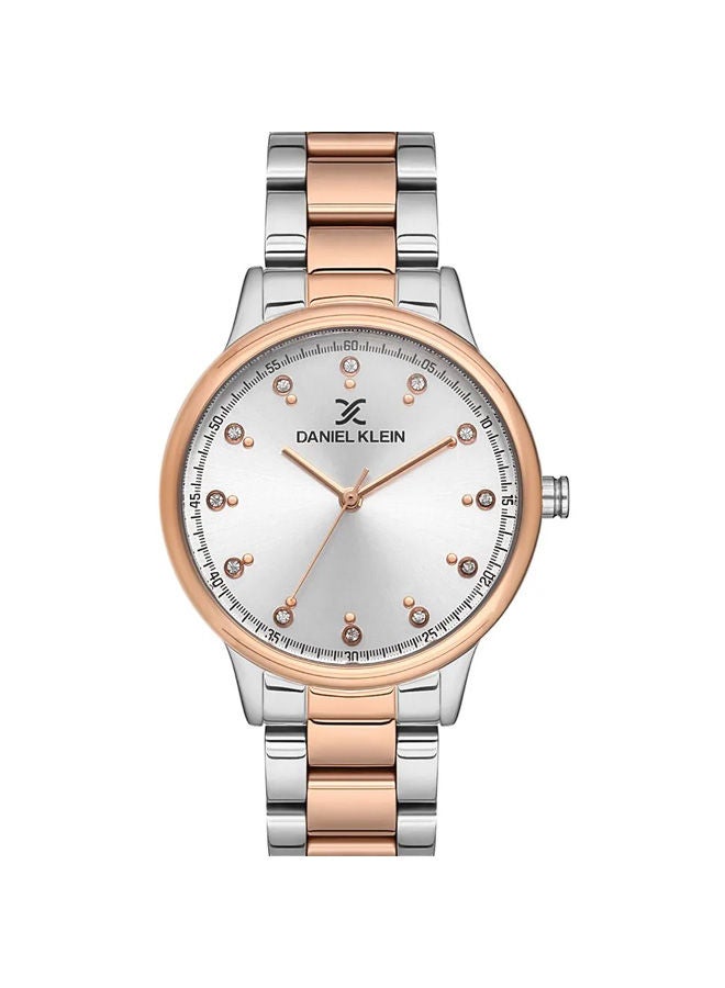 DANIEL KLEIN ساعة تناظرية من الستانلس ستيل DK.1.13059-3 - Image 1