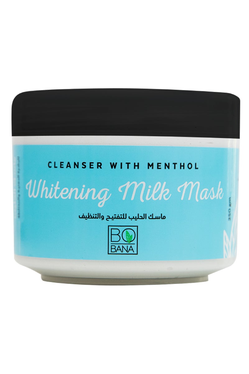 بوبانا ماسك الحليب للتفتيح والتنظيف بالمنثول، 250 جرام