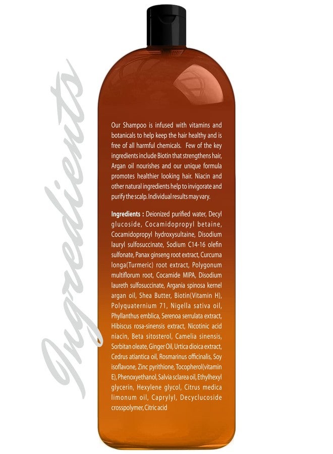 First Botany, Anti Hair Loss and Hair Regrowth Shampoo 16 fl oz, with DHT blockers- Daily Hydrating, Detoxifying, Volumizing Shampoo For Men and Women - Image 5