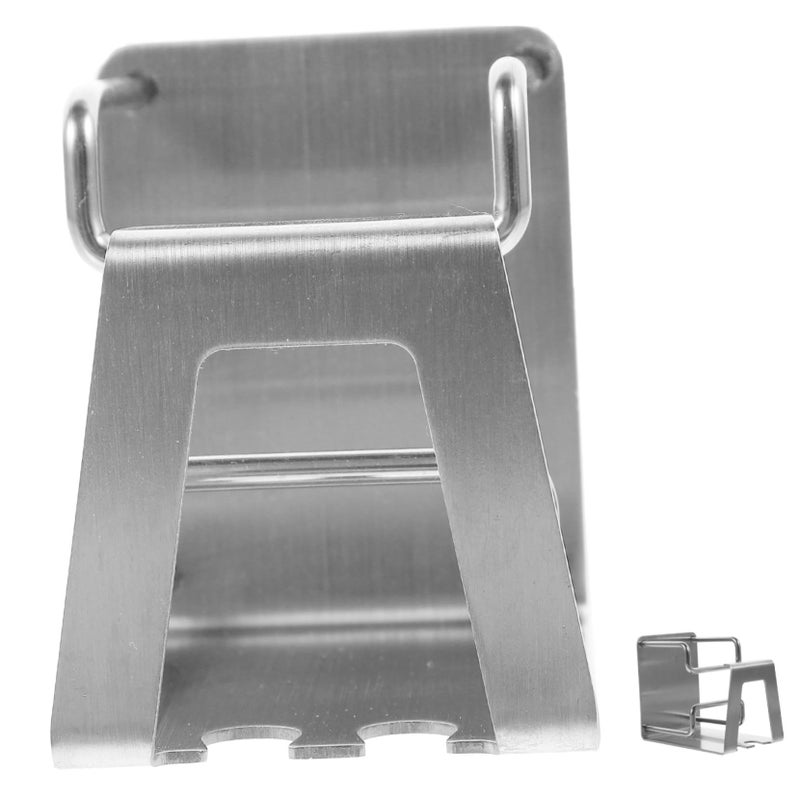 Stainless Steel Toothbrush Holder Wall Mount Organizer With Nail Rinsing Cup Bathroom Rack Easy Install - Image 2