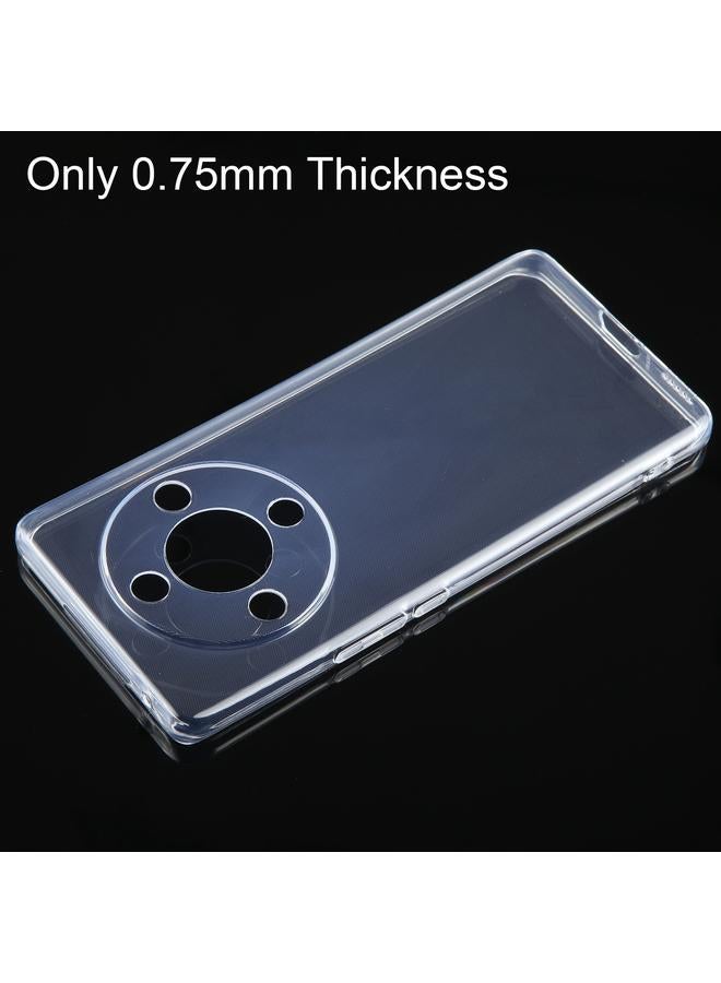 زبون جراب هاتف Honor X9b شفاف فائق النحافة مصنوع من مادة TPU - Image 5