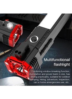 FAYBY Fayby Powerful LED Flashlight USB Rechargeable Waterproof Torch Lantern Builtin Battery for Camping Emergency Indoor Outdoor Multicolor  - Image 4