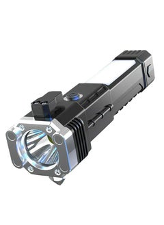 FAYBY Fayby Powerful LED Flashlight USB Rechargeable Waterproof Torch Lantern Builtin Battery for Camping Emergency Indoor Outdoor Multicolor  - Image 1
