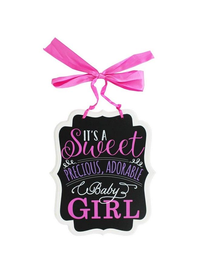 Amscan Girl Baby Shower Sign 14 1/4" X 9 1/4" 1 Pc - Image 1