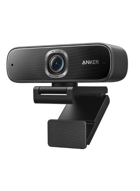 Anker PowerConf C302 Smart Full HD Webcam, AI-Powered Framing & Autofocus, 2K Webcam with Noise-Cancelling Microphones, Adjustable FoV, HDR, 30 FPS, Low-Light Correction, Streaming