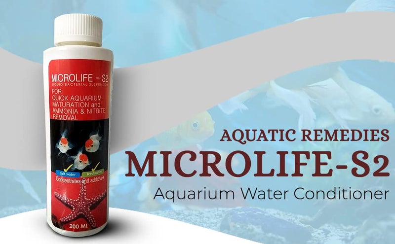 VAYINATO علاجات مائية ميكرو لايف S2 تعليق بكتيري سائل للبكتيريا المفيدة لنضوج الأكواريوم السريع وإزالة الأمونيا والنيتريت (200 مل) - Image 4