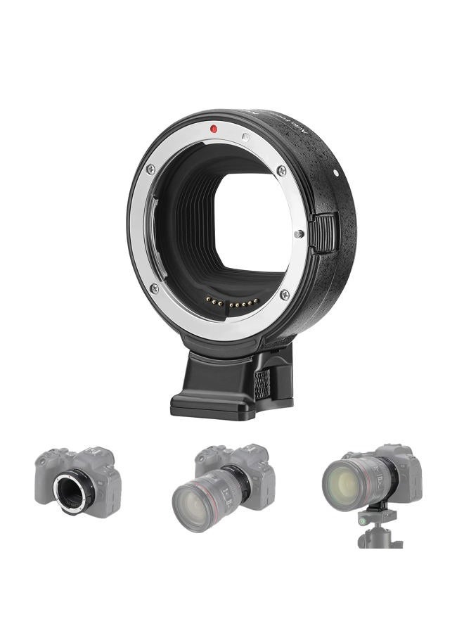 Neewer EF to EOS R Mount Adapter, EF/EF-S Lens to RF Mount Camera Autofocus Converter Ring Compatible with Canon EOS R Ra RP R6 Mark II R6 R5 R3 R7 R10 R8 R50, Max Load: 4.4lb/2kg, NW-EF-EOSR - Image 1