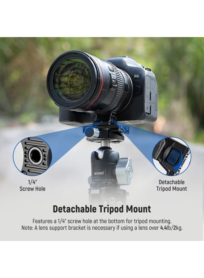 Neewer EF to EOS R Mount Adapter, EF/EF-S Lens to RF Mount Camera Autofocus Converter Ring Compatible with Canon EOS R Ra RP R6 Mark II R6 R5 R3 R7 R10 R8 R50, Max Load: 4.4lb/2kg, NW-EF-EOSR - Image 5