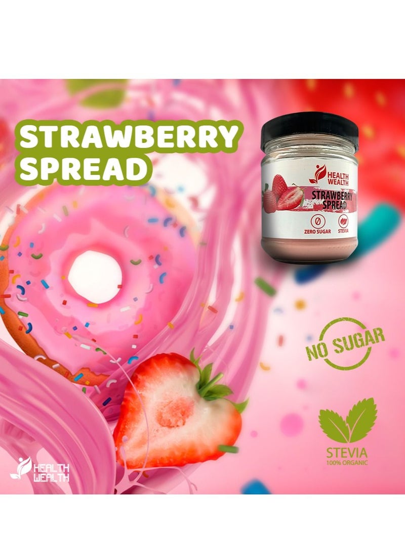 Health Wealth HEALTH WEALTH SUGAR FREE SPREAD STRAWBERRY 200G  - Image 2