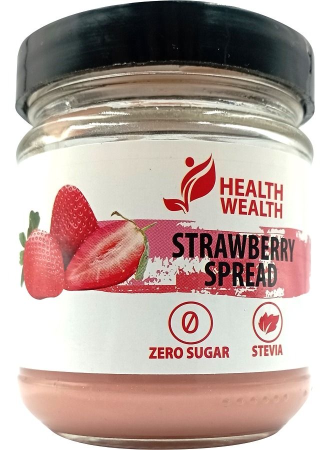 Health Wealth HEALTH WEALTH SUGAR FREE SPREAD STRAWBERRY 200G  - Image 1