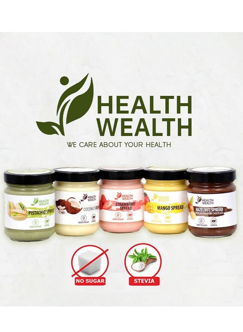 Health Wealth HEALTH WEALTH SUGAR FREE SPREAD STRAWBERRY 200G  - Image 3