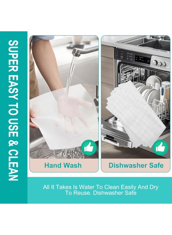 Pack of 5 Premium Non Stick Silicone Dehydrator Sheets for Fruit Dryer Mesh - Image 3