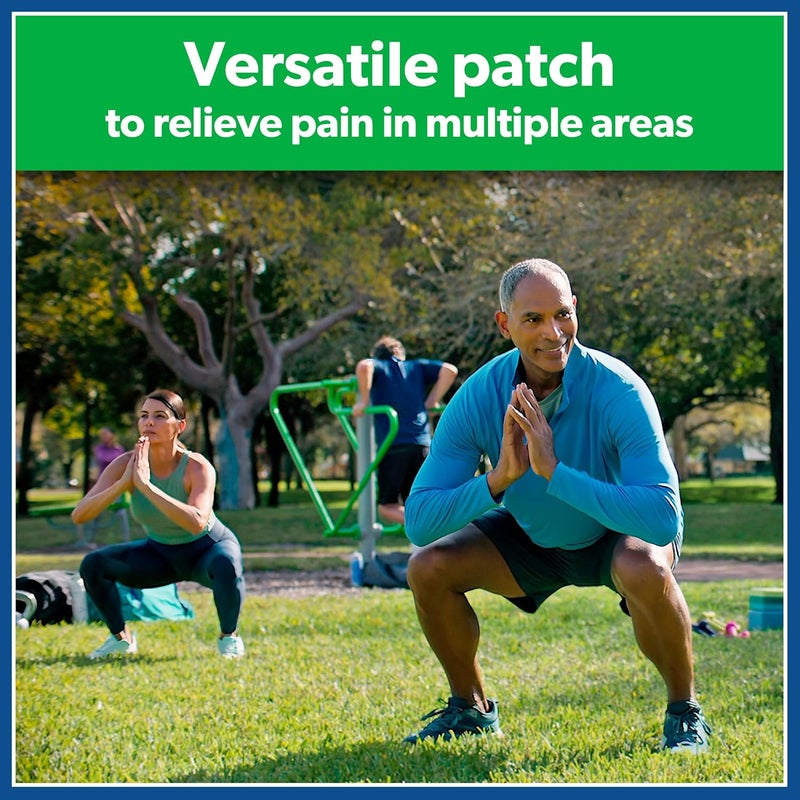 Salonpas لصقة تخفيف الألم لآلام الظهر والرقبة والكتف والركبة وآلام العضلات 8 ساعات تخفيف الألم 60 قطعة - Image 3