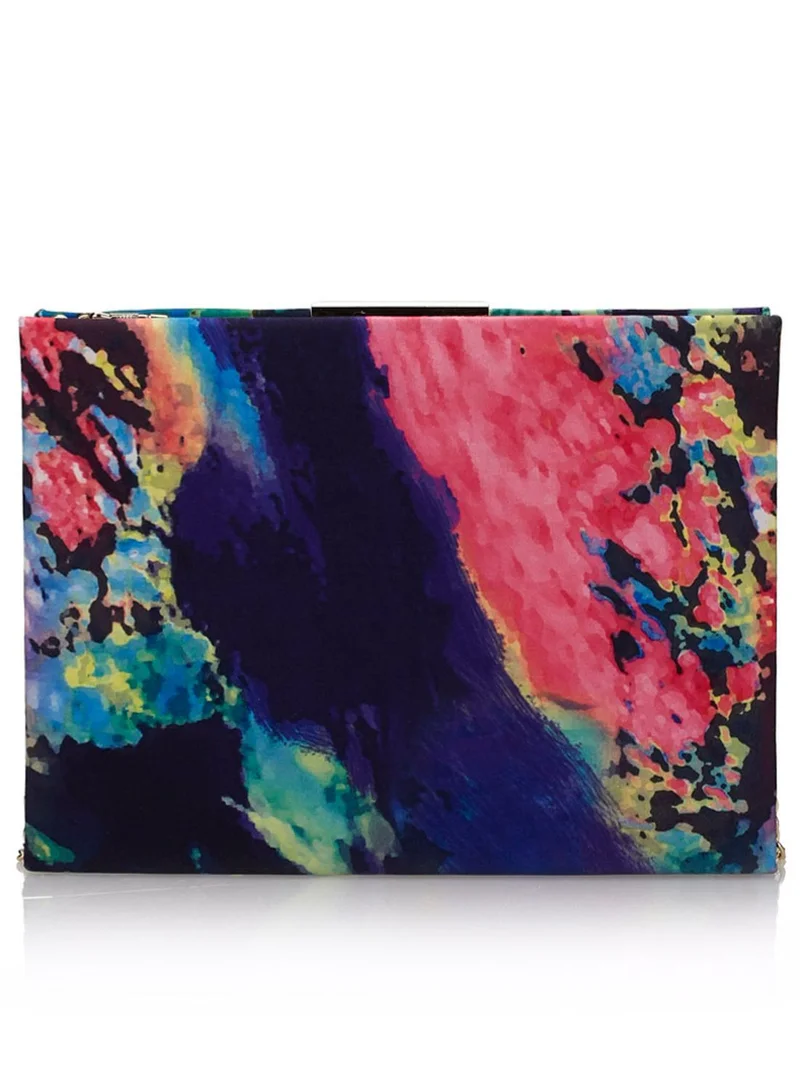 Ginger Printed Clutch