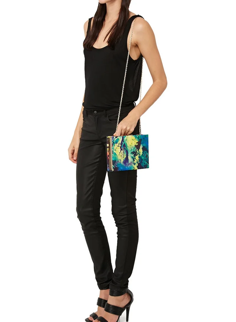 Ginger Printed Clutch