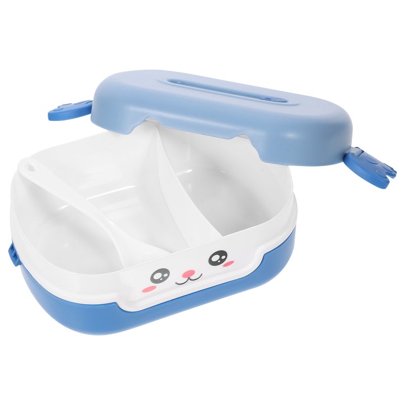 2pcs Reusable Bento Box Portable Food Container Multi-function Meal Box Microwavable Lunch Compartment Box - Image 5