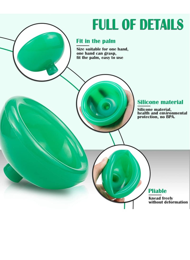 SYOSI Silicone Chest Percussion Cup - Chest Physical Therapy Aids(CPT), Helps to Break up Mucus by Percussion and Postural Drainage, Professional Palm Sputum Remover - Image 2