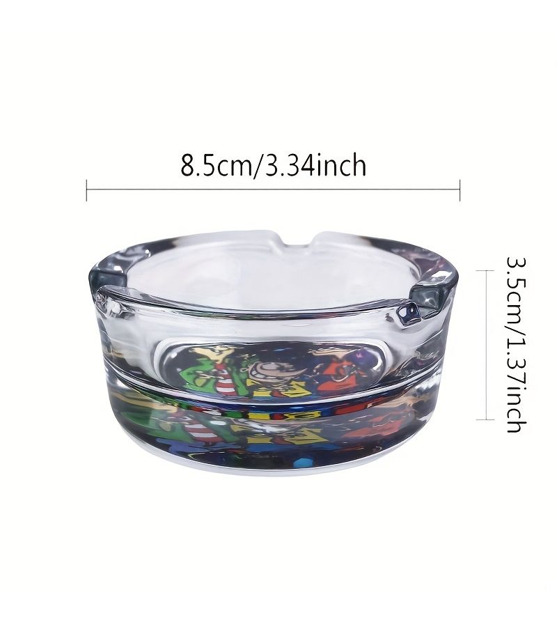 Modern Cartoon Cigarette 85Mm Round Ashtray Perfect Home Decor Gift - Image 3
