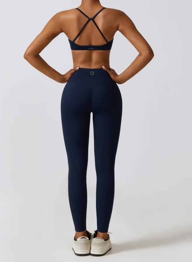 كون.يوغا KAWN YOGA Womens High Waist Contour Seamless Workout sport Leggings Yoga Pants Tummy Control Running Pants.