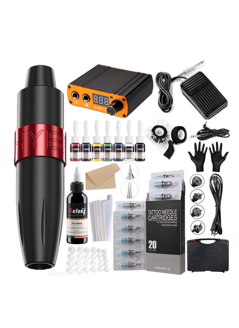 Rotary Tattoo Machine Set Tattoo Pen Set Tattoo Kit for Beginners Black - pzsku/ZB727E09BFCC041DE230BZ/45/_/1697678065/2ba57ae2-c78c-4806-9b13-7451fd2e5132