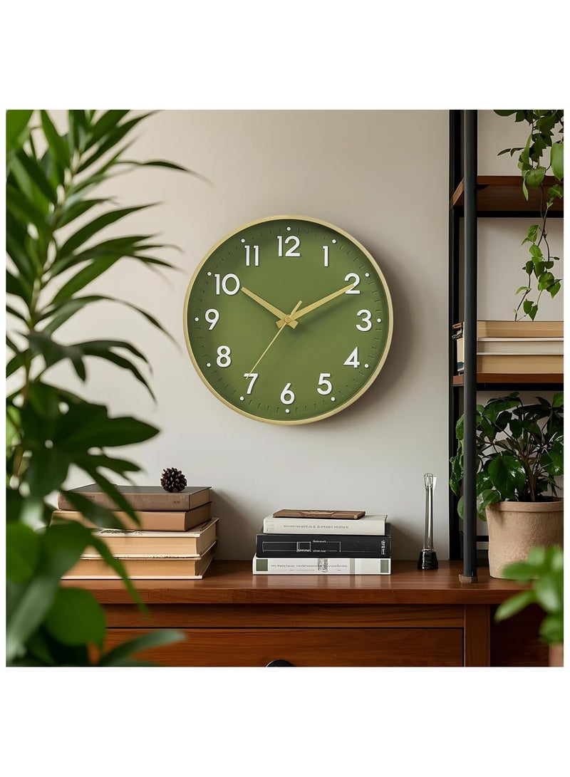 YelaJoy Modern Silent Wall Clock 8 Inch, Battery Operated Non-Ticking Analog Clock with Minimalist Design for Kitchen, Bedroom, Office, Home  - Image 5