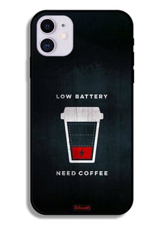 Tolwak Apple iPhone 12 Protective Case Low Battery Need Coffee  - Image 2