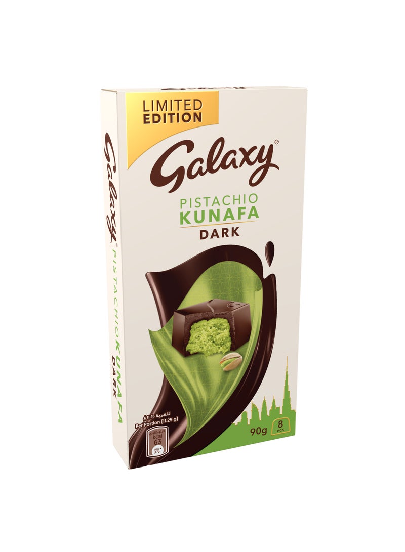 Galaxy Pistachio Kunafa Dark Chocolate - Image 1