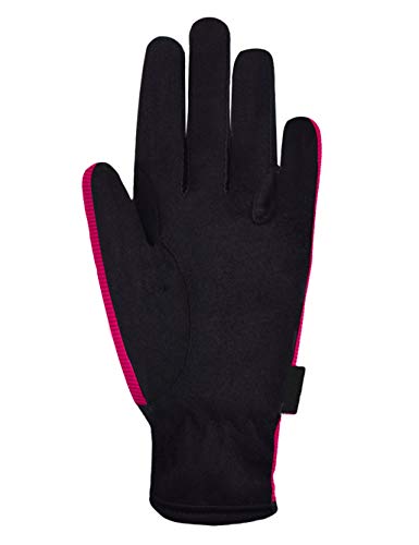 ChinFun Horse Riding Glove Equestrian Gloves Kids for Boys Girls Horseback Riding Gloves Grip for Youth Children Riding Sports Biking Cycling Gardening Fushcia Size M - Image 5