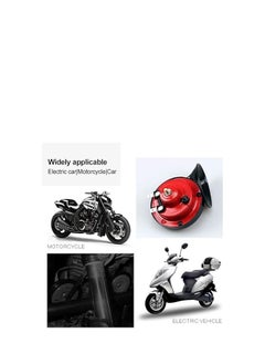 Generic Type-R Horn Set Double Horn Pack (12v, waterproof) - for trucks, trains, and ships; Motorcycle and spare car parts (red)  - Image 5