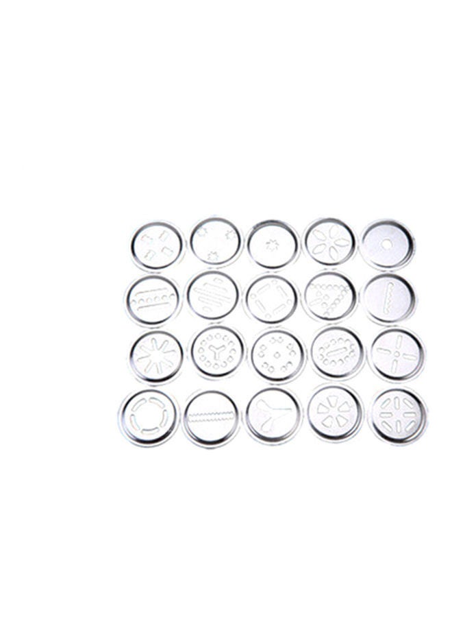 NIBEMINENT Alloy Cake Decorating Tool Silver 22x5.7x15.5cm - Image 5