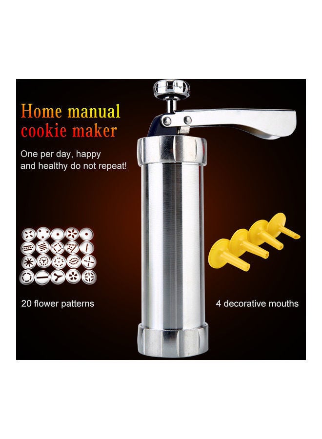 NIBEMINENT Alloy Cake Decorating Tool Silver 22x5.7x15.5cm - Image 2