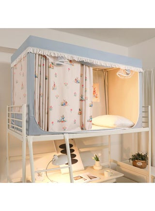 Flower Bunny Rabbit [send Storage Curtain + Three Door Design]]