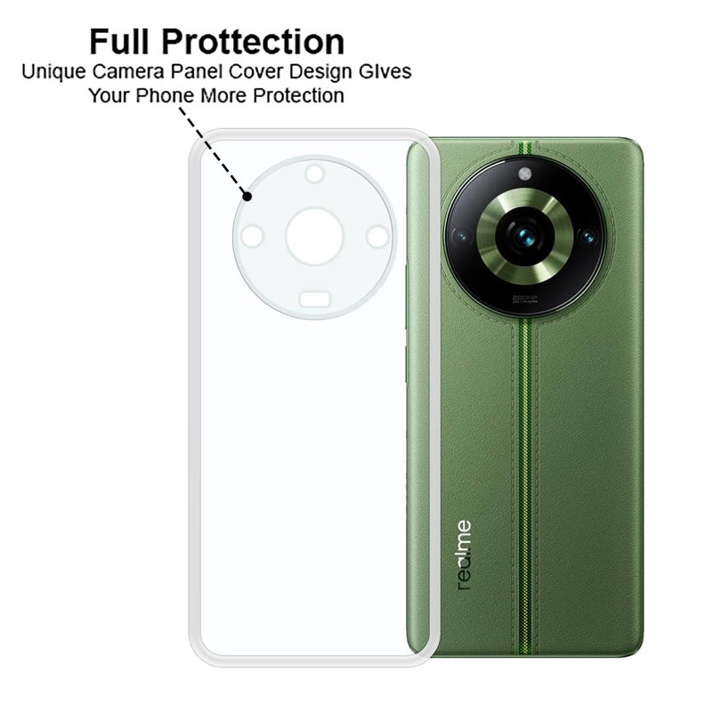 Nishtech غطاء خلفي شفاف هجين ناعم رفيع مضاد للغبار مع حماية الكاميرا لهاتف Realme 11 Pro و Realme 11 Pro Plus - Image 4