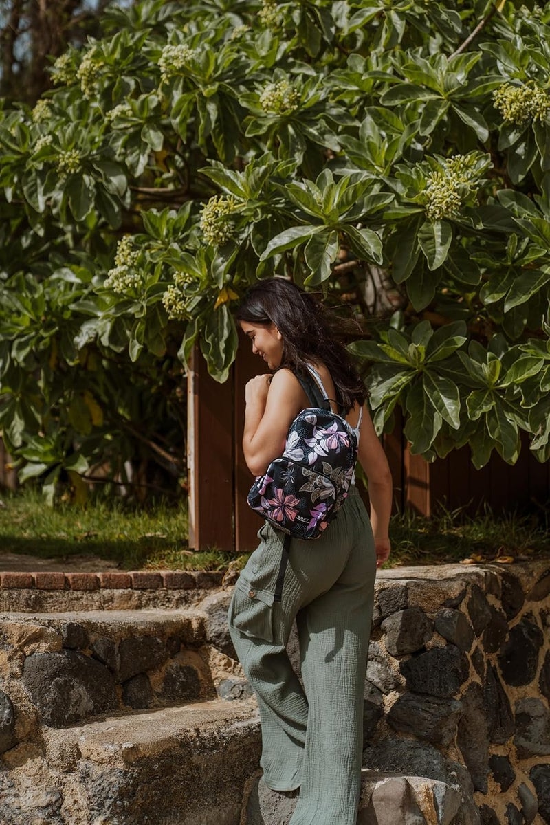 Roxy Women Always Core Mini Backpack Egret Soft Tropics One Size - Image 5