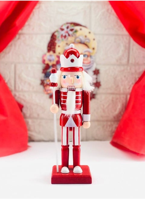 Nutcracker Christmas Kings Colorful Wood Soldier Size:26cm