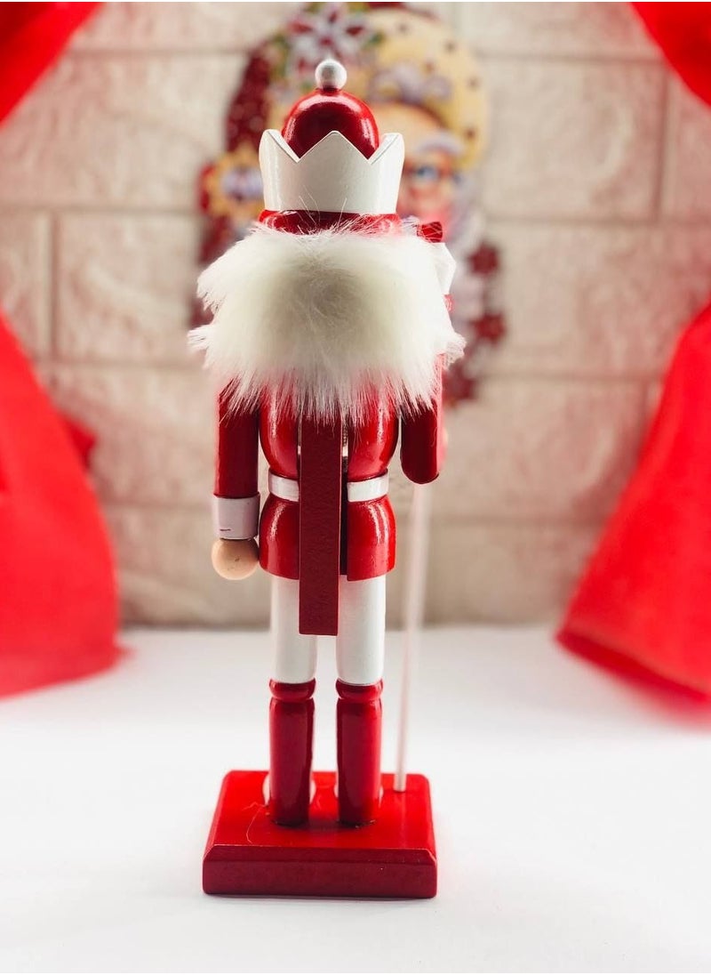 Nutcracker Christmas Kings Colorful Wood Soldier Size:26cm