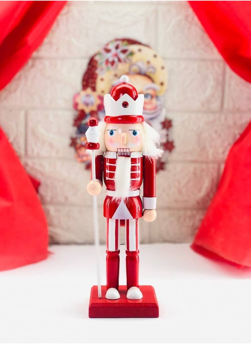 Nutcracker Christmas Kings Colorful Wood Soldier Size:26cm