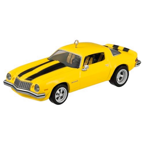 Hallmark Keepsake Christmas Ornament The Cars the Star Transformers 1976 Chevrolet Camaro Bumblebee Metal Movie Gifts - Image 1