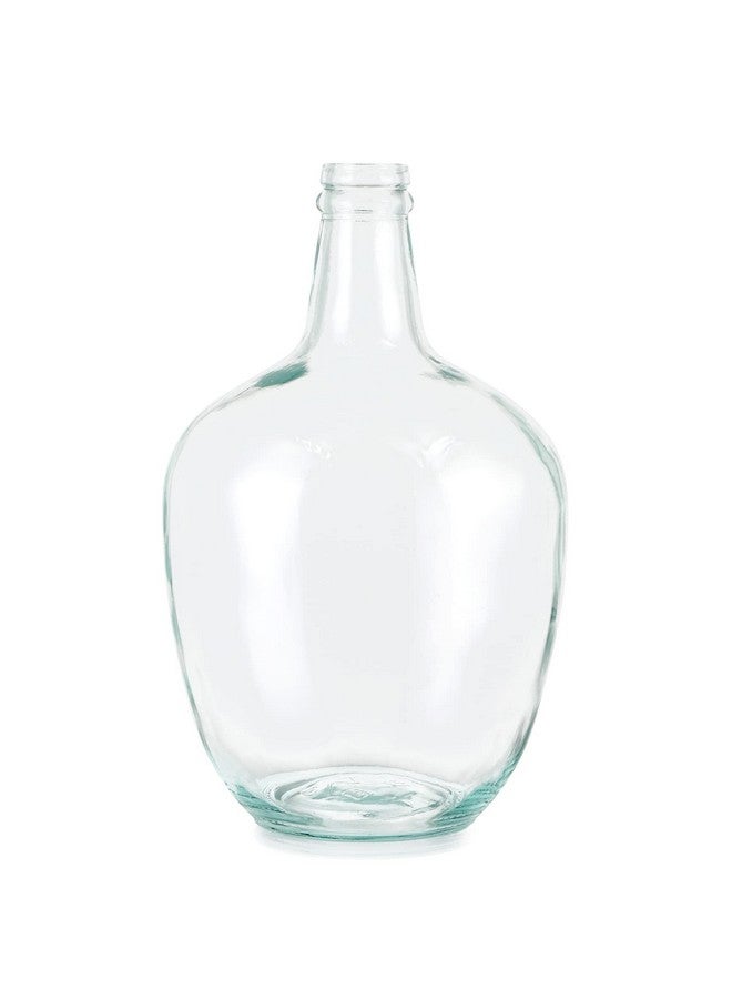 MDLUU Glass Jug Vase 10" Tall, Clear Flower Vase, Decorative Bottle Vase For Dining Room, Bedroom, Bathroom, Mantel - Image 1