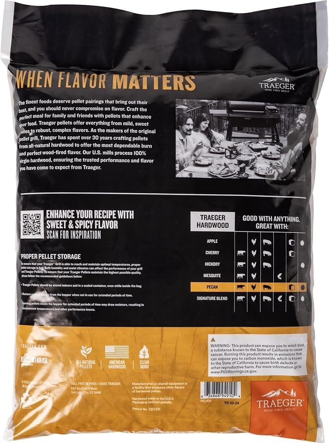TRAEGER 32185 20Lb Pecan Wood Pellets - Image 3