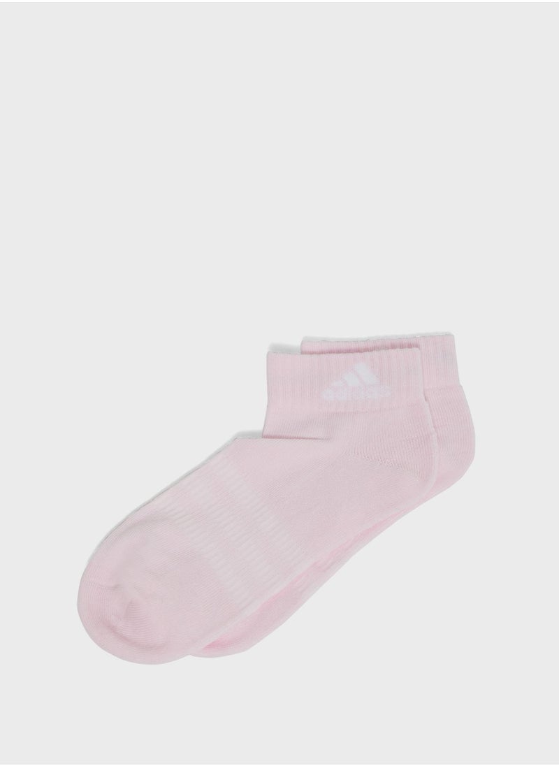 Adidas - 3 Pack Cushioned Sportswear Ankle Socks - Image 1