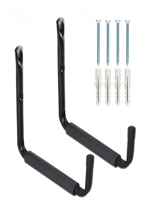 CROISSANT 2Pack Garage Storage Ladder Hook, Suitable for Kayak Hangers for Garage Wall, Heavy Duty Hooks for Hanging 50 lbs - Image 1