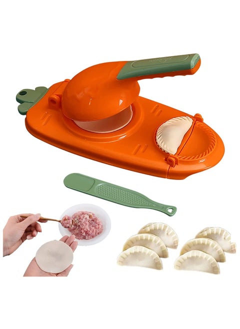 2-in-1 Dumpling Maker And Dough Presser, Dough Pressing And Wrapping Modern Dumpling Tool, Perfect For Making Qatayef, Fatayer, Wonton, Empanada, Pierogies, Ravioli And Much More, Convenient And Quick