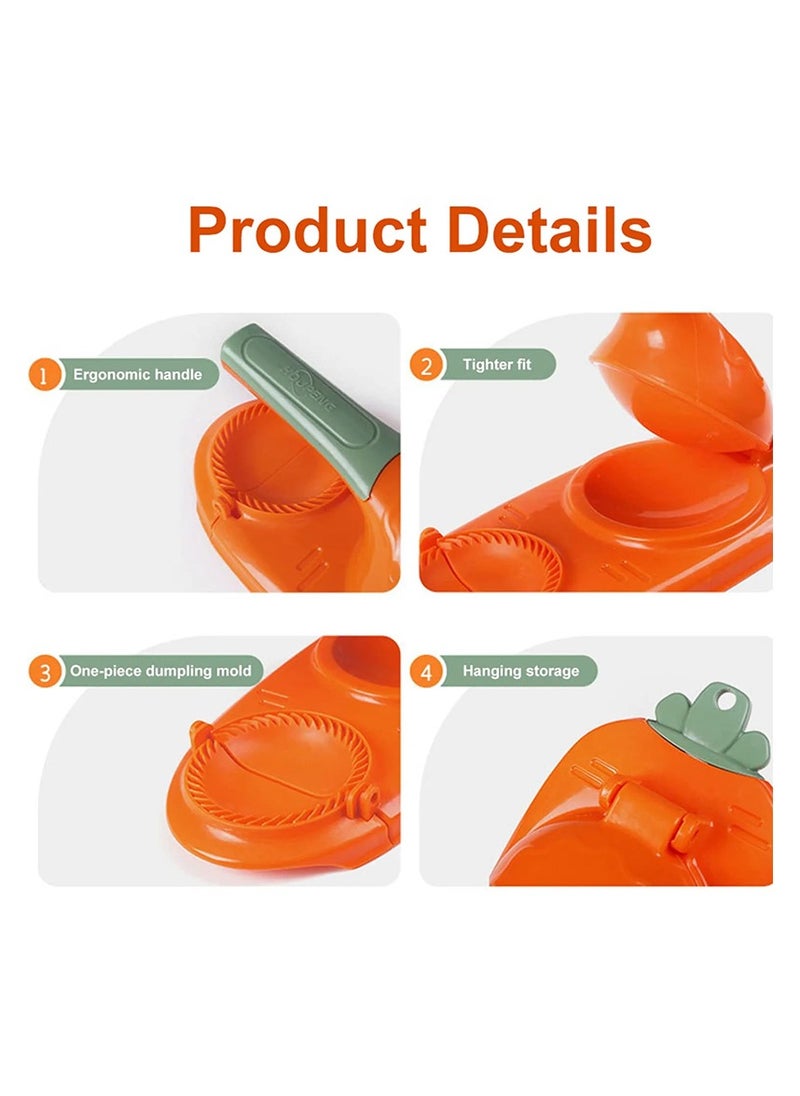 Beauenty - 2-in-1 Dumpling Maker And Dough Presser, Dough Pressing And Wrapping Modern Dumpling Tool, Perfect For Making Qatayef, Fatayer, Wonton, Empanada, Pierogies, Ravioli And Much More, Convenient And Quick - Image 1
