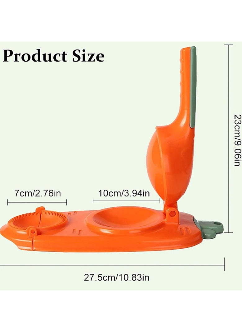 Beauenty - 2-in-1 Dumpling Maker And Dough Presser, Dough Pressing And Wrapping Modern Dumpling Tool, Perfect For Making Qatayef, Fatayer, Wonton, Empanada, Pierogies, Ravioli And Much More, Convenient And Quick - Image 1