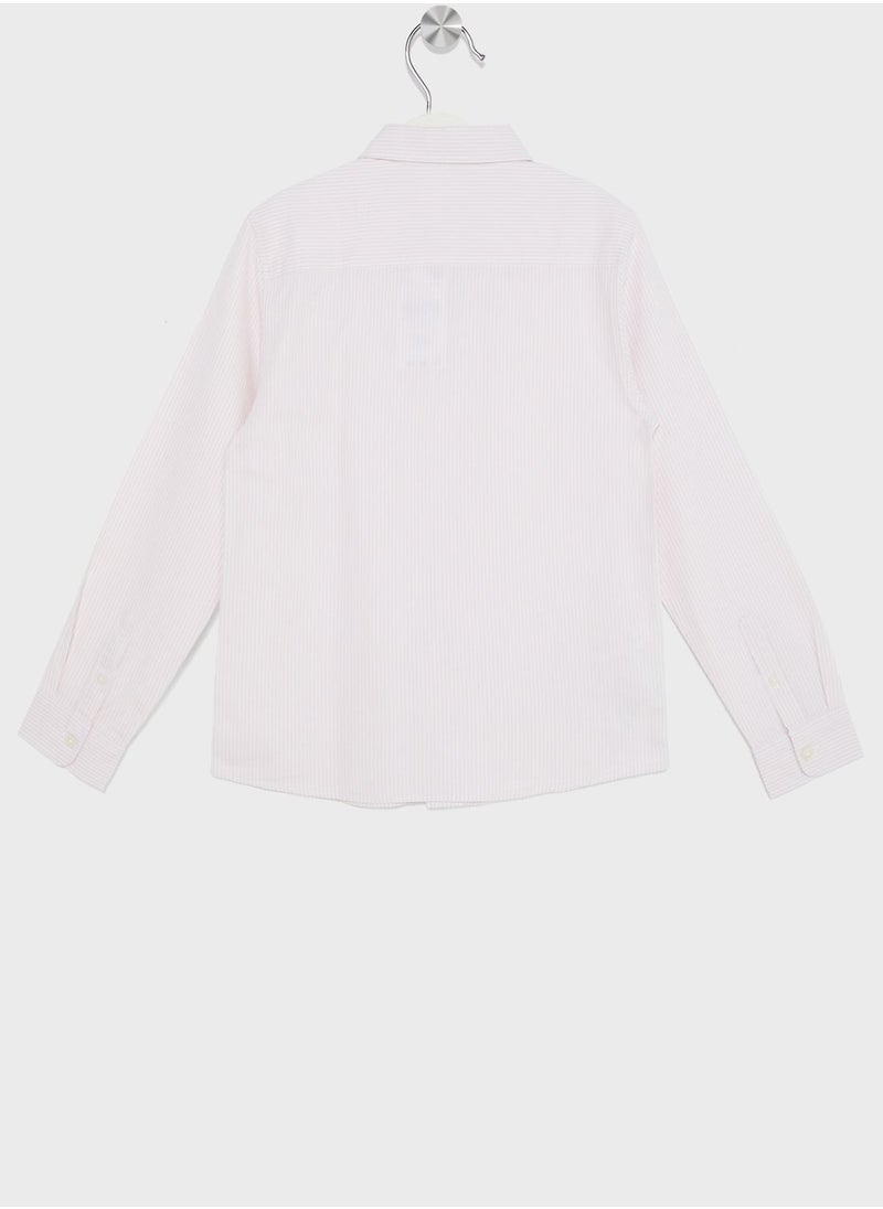 MANGO - Kids Striped Shirt - Image 1