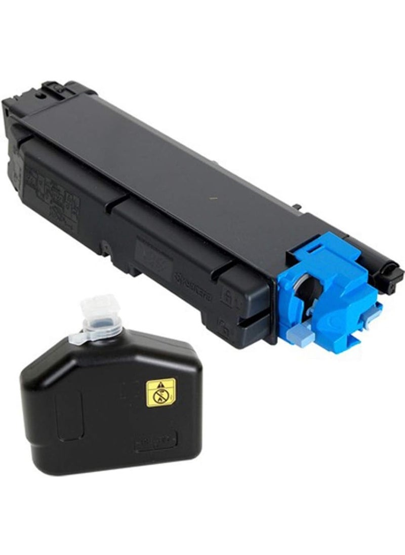 KYOCERA 1T02NRCUS0 Model TK5142C Cyan Toner Cartridge for use ECOSYS P6130cdn M6030cdn and M6530cdn Laser Printers Up to 5000 Pages Yield at 5 Average Coverage