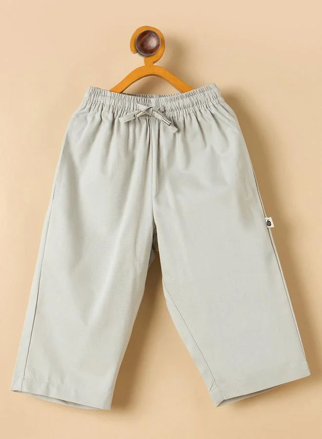 ستايلو بج Grey Relaxed Fit Drawstring Trousers