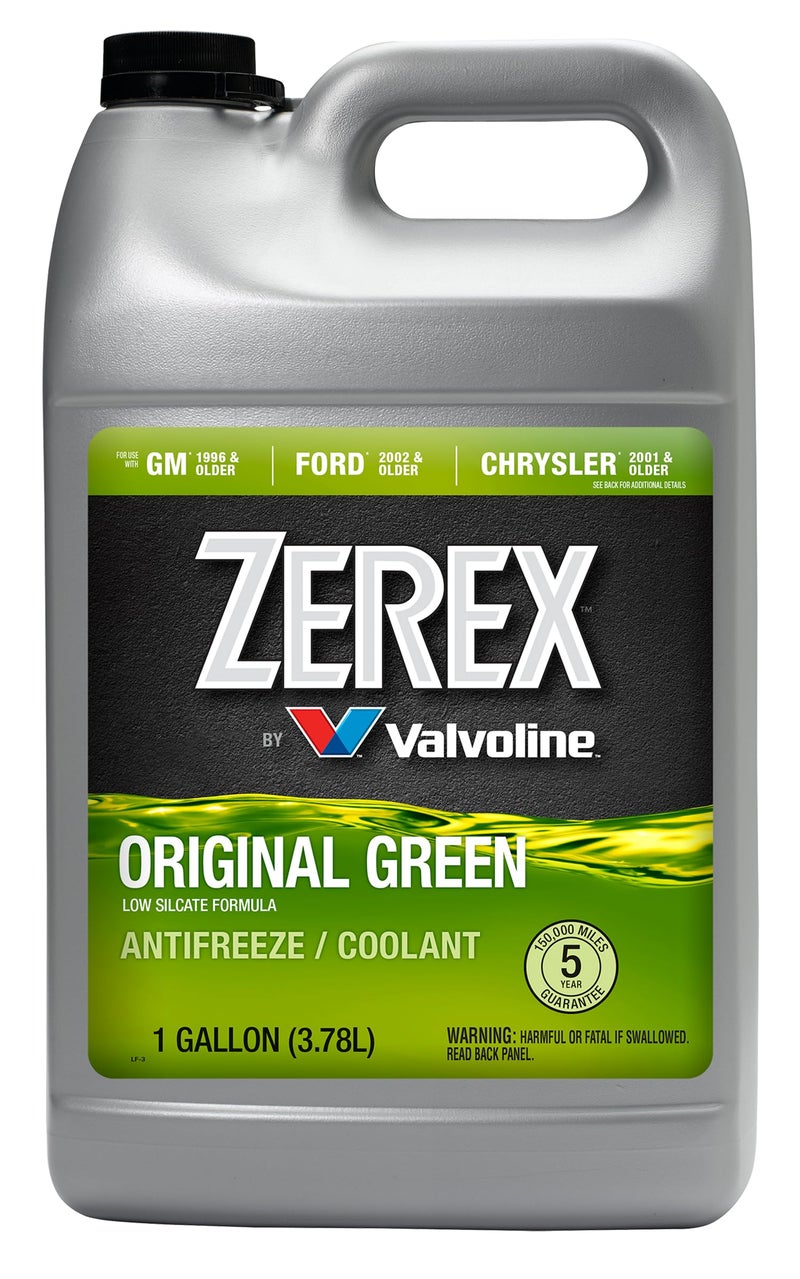 Zerex Original Green Low Silicate Concentrate Antifreeze/Coolant 1 GA, 128 Fl Oz (Pack of 1) - Image 1