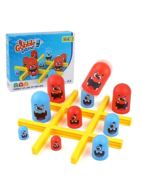 Tic Tac Toe Game, Children's Educational Puzzle Game Toys, Classic 3D Board Game for Parent-Child Early Education Family Interaction